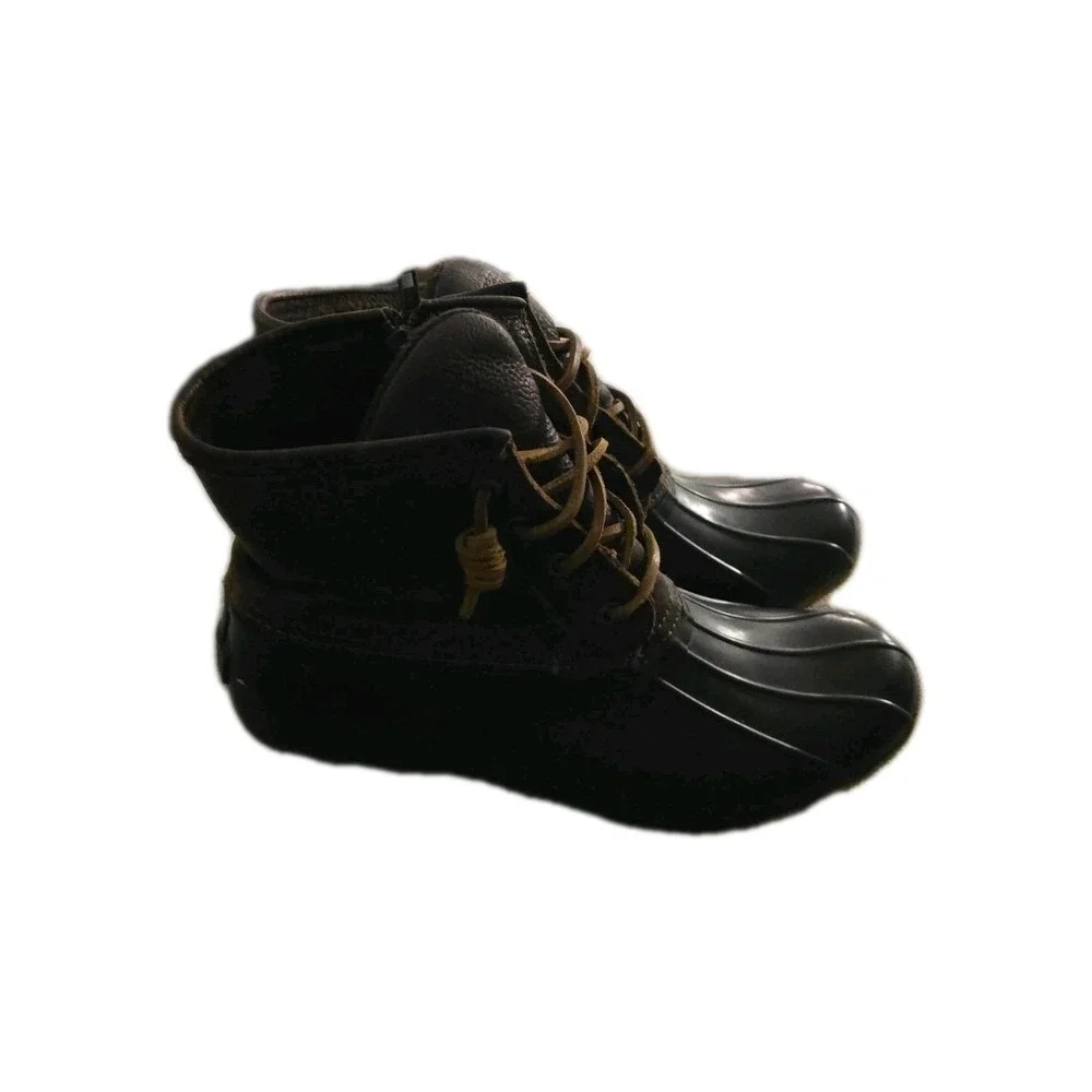 Womans‎ Sperry Top-Sider Leather Duck Boots | Preppy Nautical Fall Winter SZ 8